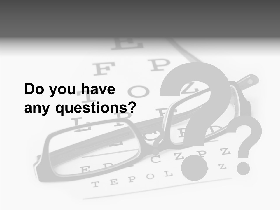 Healthcare Look Eye PowerPoint Template