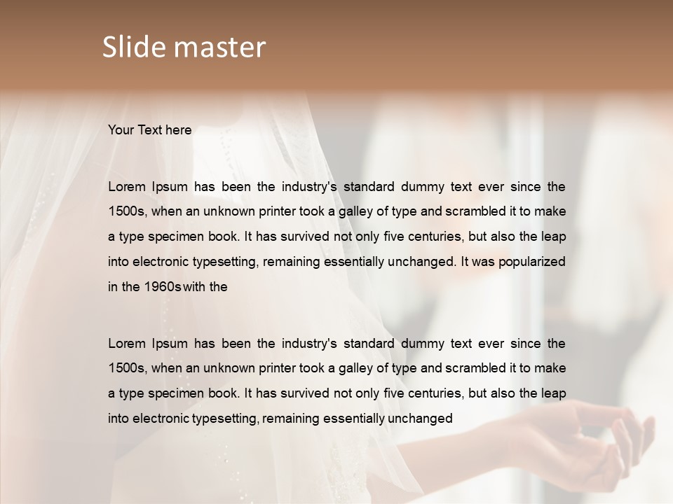 Happiness Tulle Beautiful PowerPoint Template