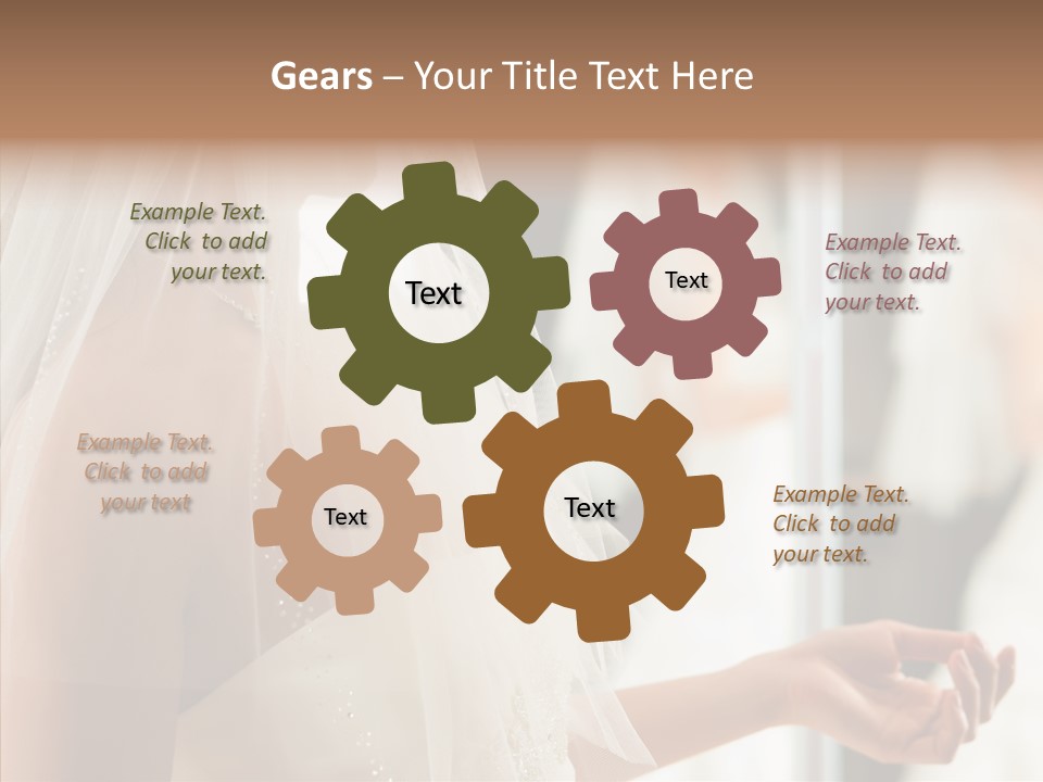 Happiness Tulle Beautiful PowerPoint Template