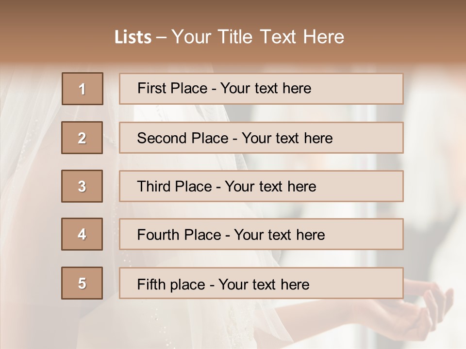 Happiness Tulle Beautiful PowerPoint Template