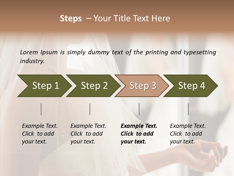 Happiness Tulle Beautiful PowerPoint Template