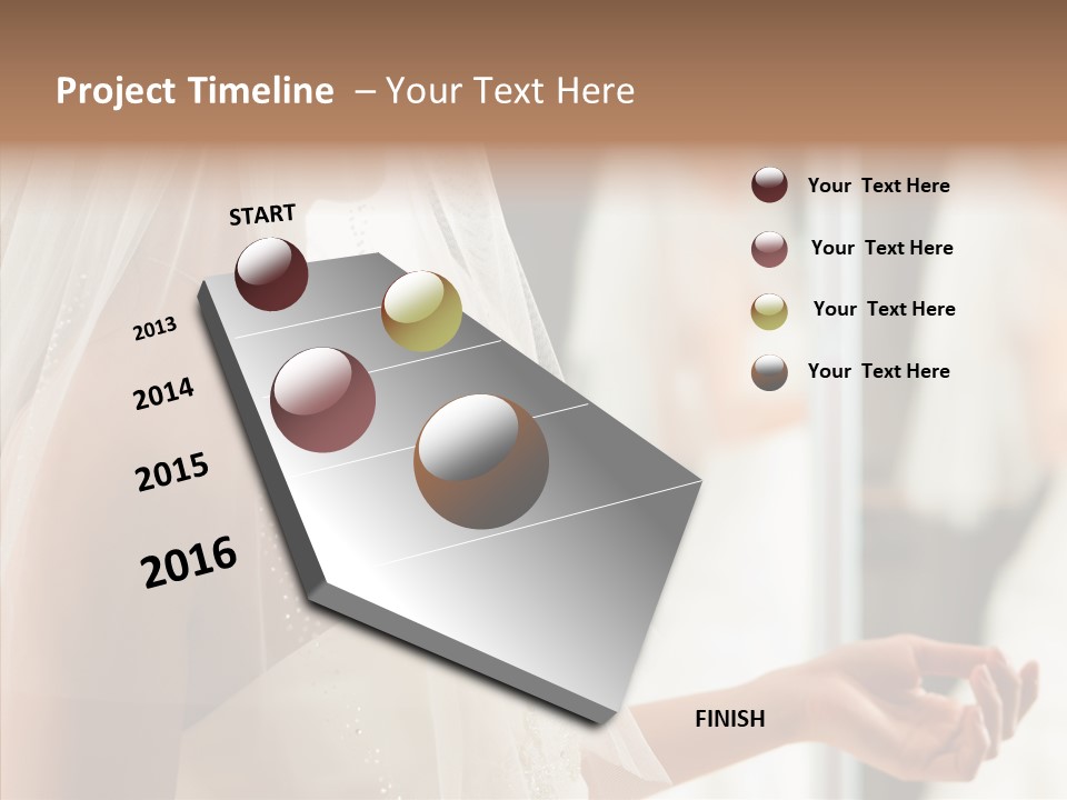 Happiness Tulle Beautiful PowerPoint Template