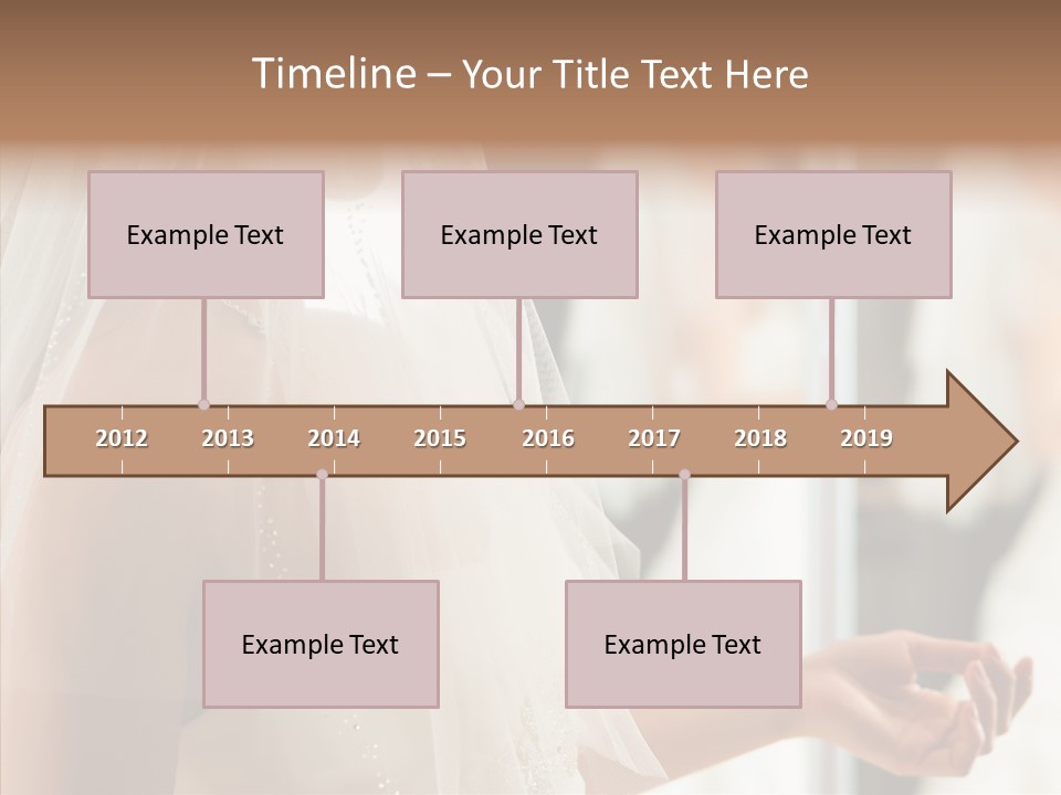 Happiness Tulle Beautiful PowerPoint Template