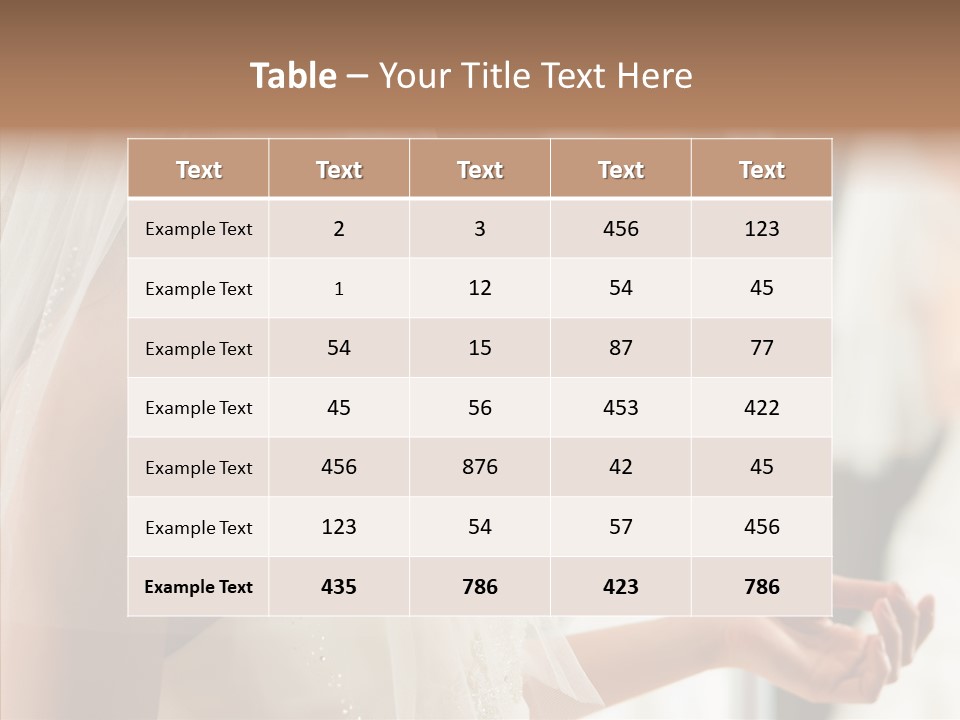 Happiness Tulle Beautiful PowerPoint Template