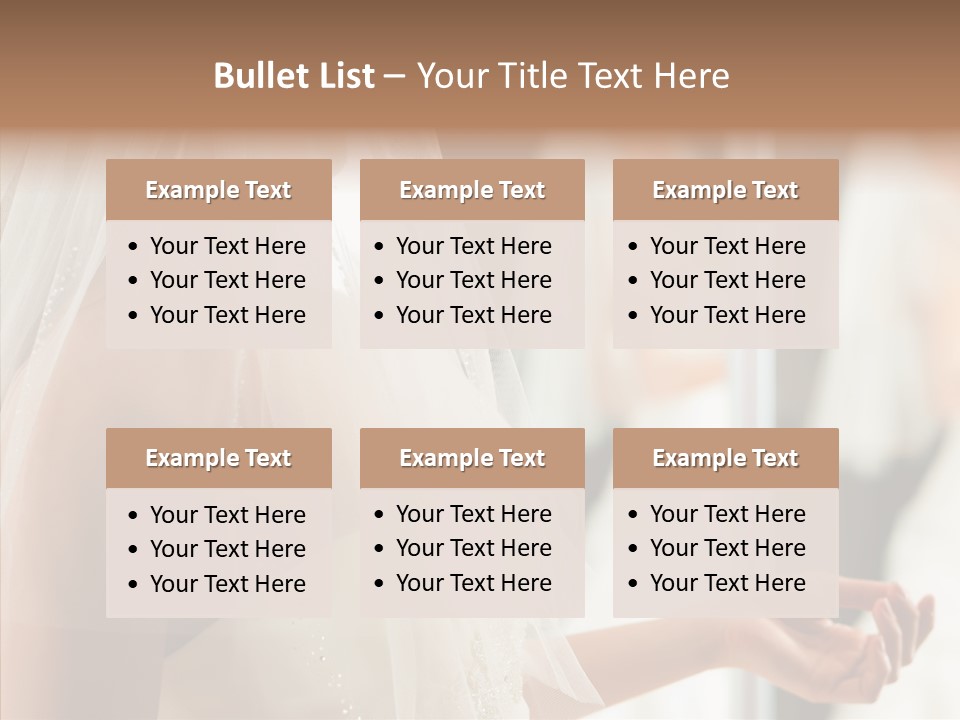 Happiness Tulle Beautiful PowerPoint Template