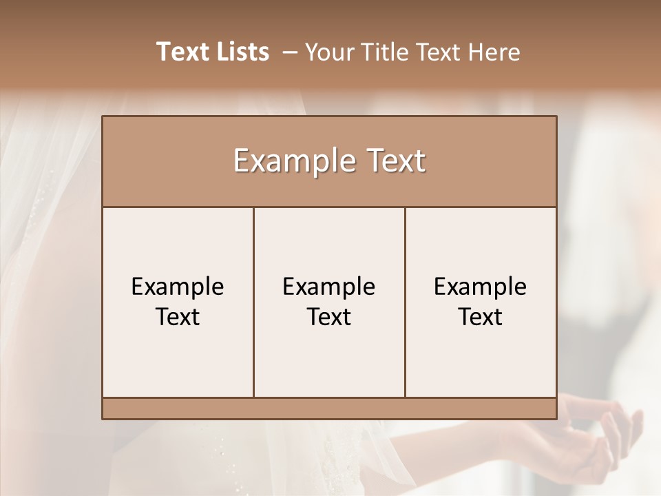 Happiness Tulle Beautiful PowerPoint Template