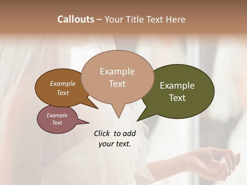 Happiness Tulle Beautiful PowerPoint Template