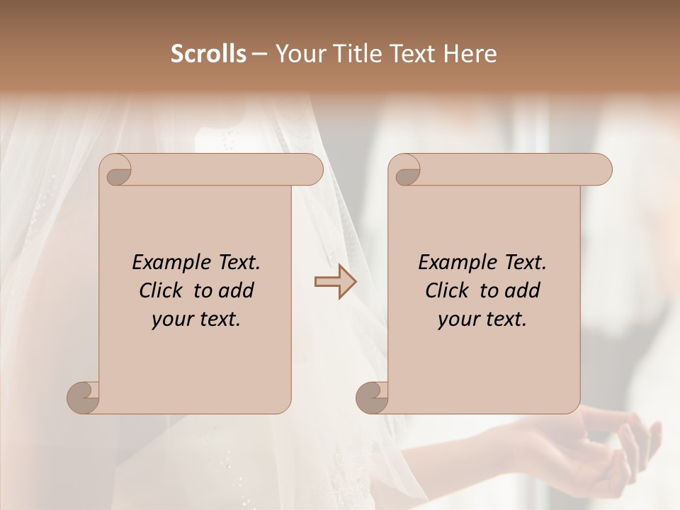 Happiness Tulle Beautiful PowerPoint Template