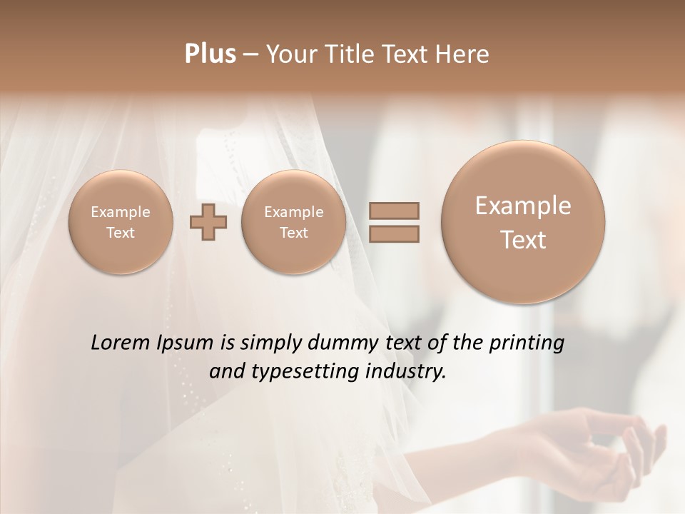 Happiness Tulle Beautiful PowerPoint Template