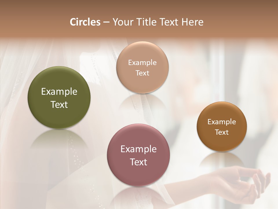 Happiness Tulle Beautiful PowerPoint Template