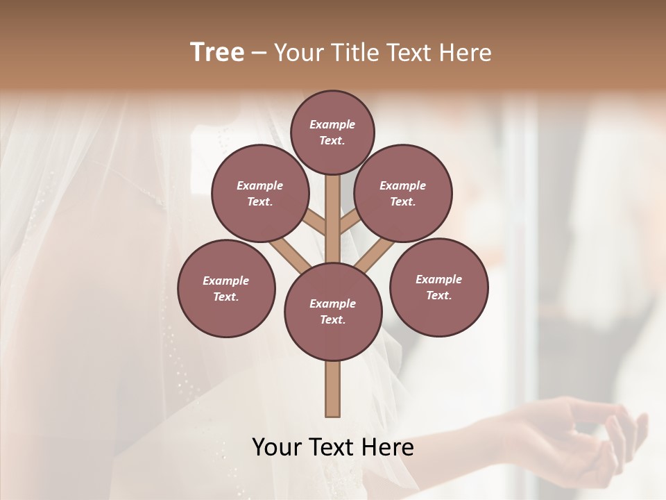 Happiness Tulle Beautiful PowerPoint Template