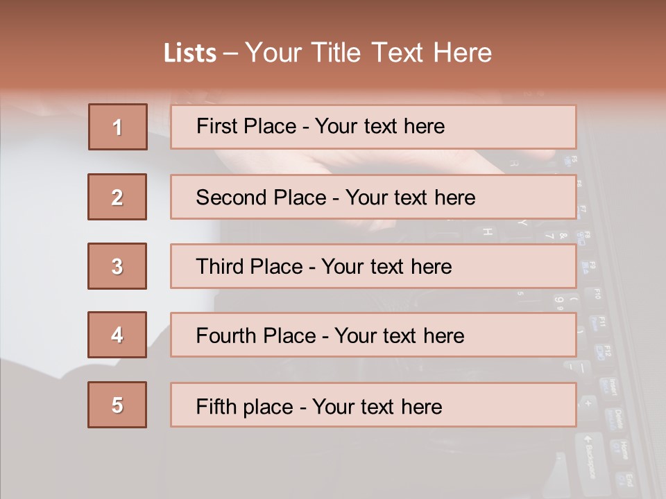Work Business Notebook PowerPoint Template
