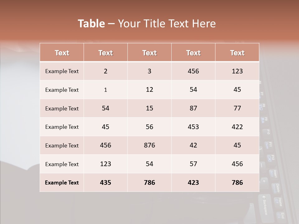 Work Business Notebook PowerPoint Template