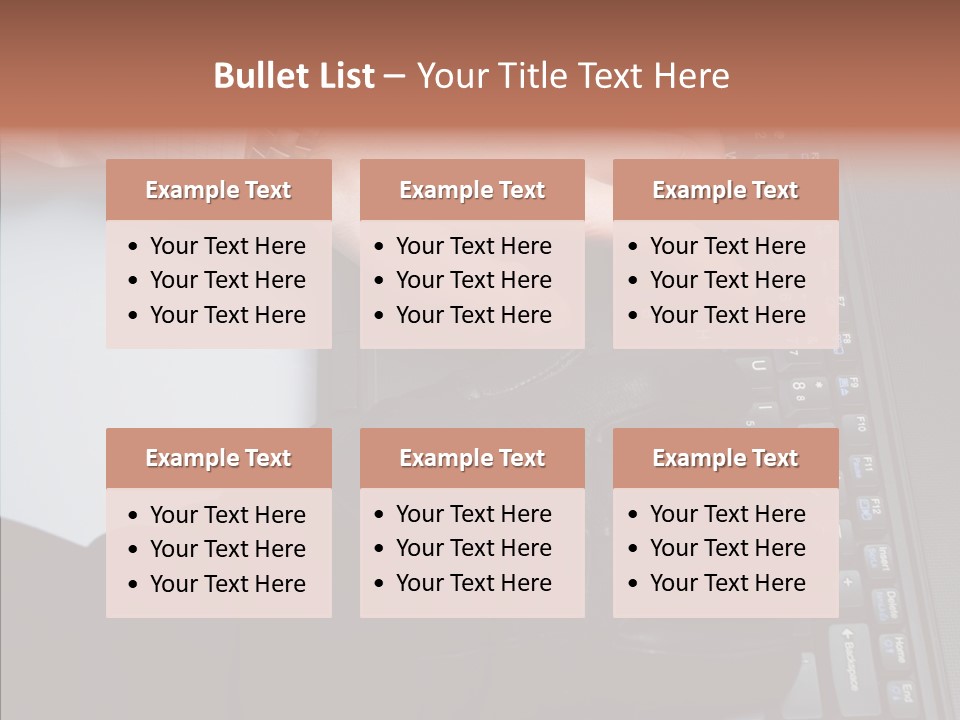 Work Business Notebook PowerPoint Template