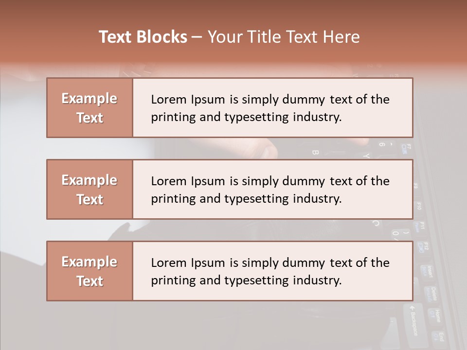 Work Business Notebook PowerPoint Template