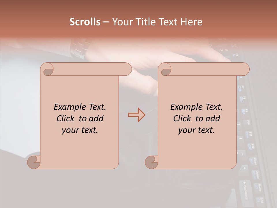 Work Business Notebook PowerPoint Template