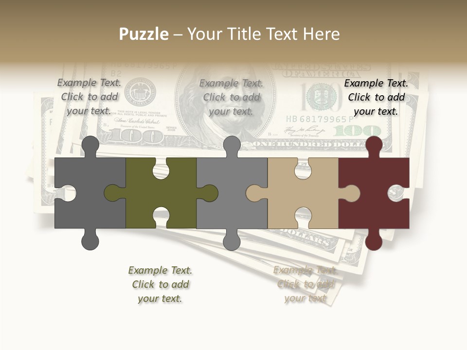 Cash Wealth American PowerPoint Template