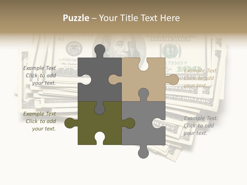 Cash Wealth American PowerPoint Template