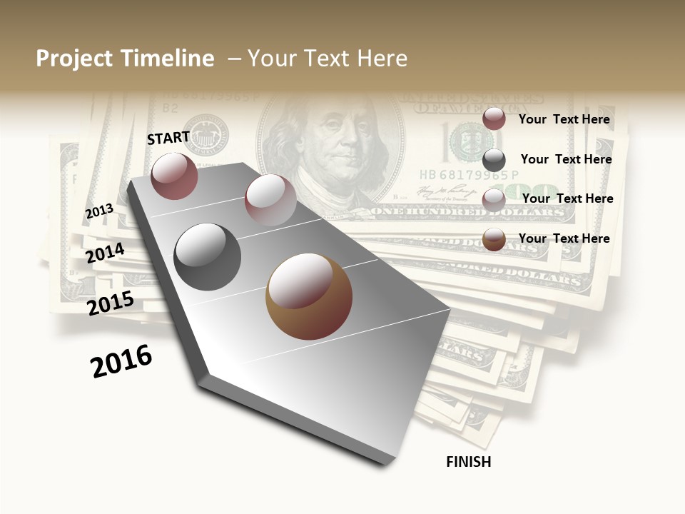 Cash Wealth American PowerPoint Template