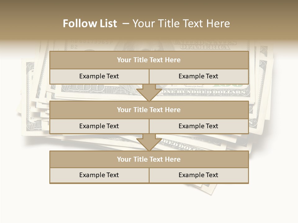 Cash Wealth American PowerPoint Template