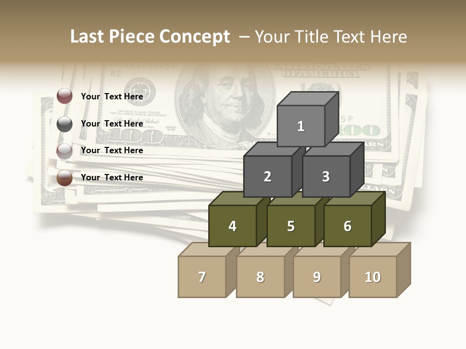 Cash Wealth American PowerPoint Template