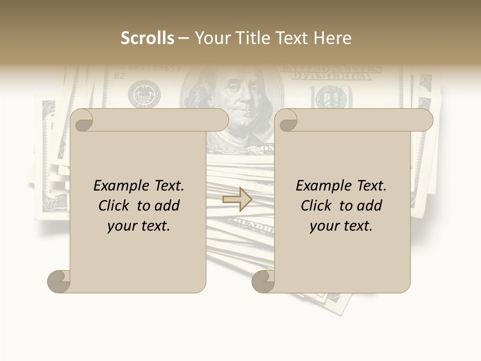 Cash Wealth American PowerPoint Template