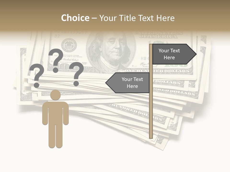 Cash Wealth American PowerPoint Template