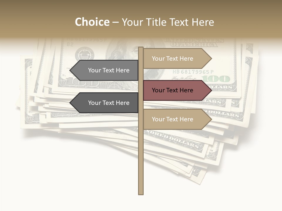 Cash Wealth American PowerPoint Template