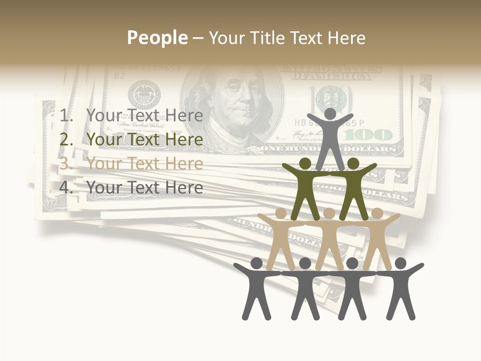 Cash Wealth American PowerPoint Template