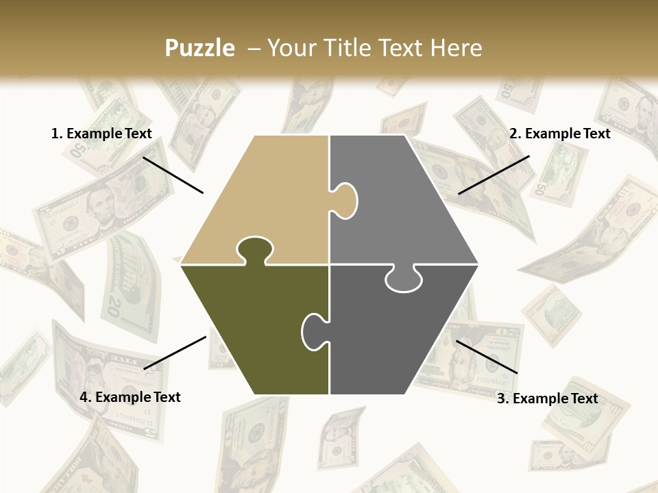 Hundred Falling Paying PowerPoint Template