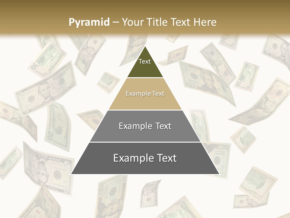 Hundred Falling Paying PowerPoint Template