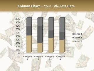 Hundred Falling Paying PowerPoint Template