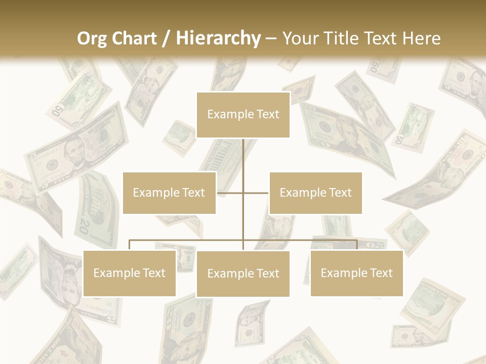 Hundred Falling Paying PowerPoint Template