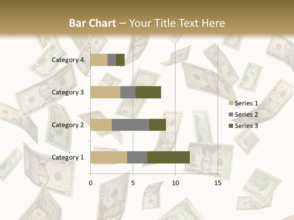Hundred Falling Paying PowerPoint Template