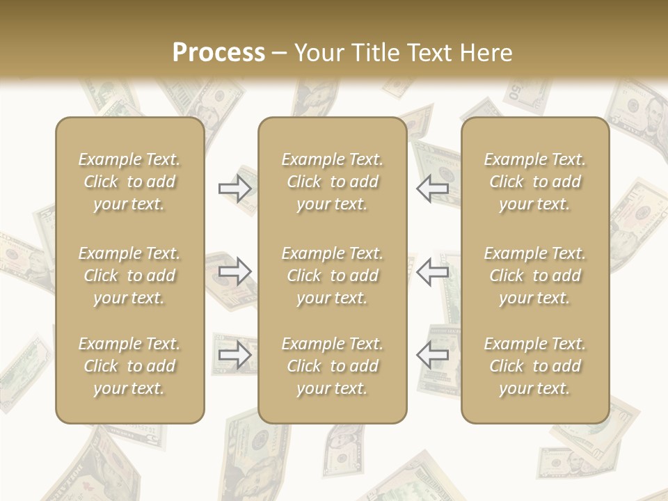 Hundred Falling Paying PowerPoint Template