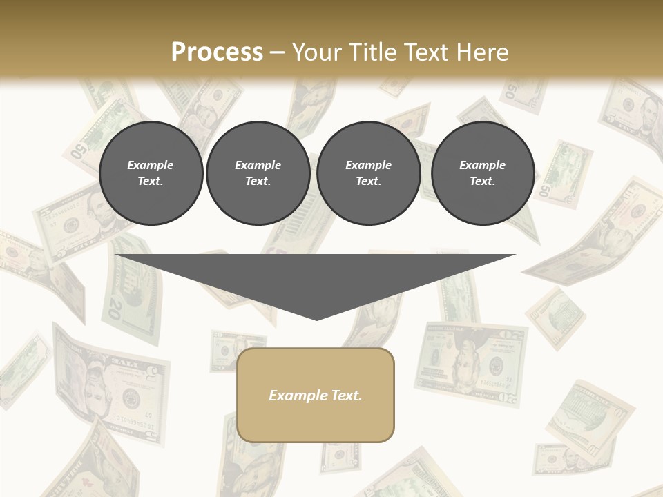 Hundred Falling Paying PowerPoint Template