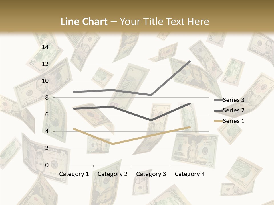 Hundred Falling Paying PowerPoint Template