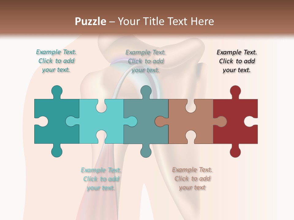 Fitness Tendon Illustration PowerPoint Template