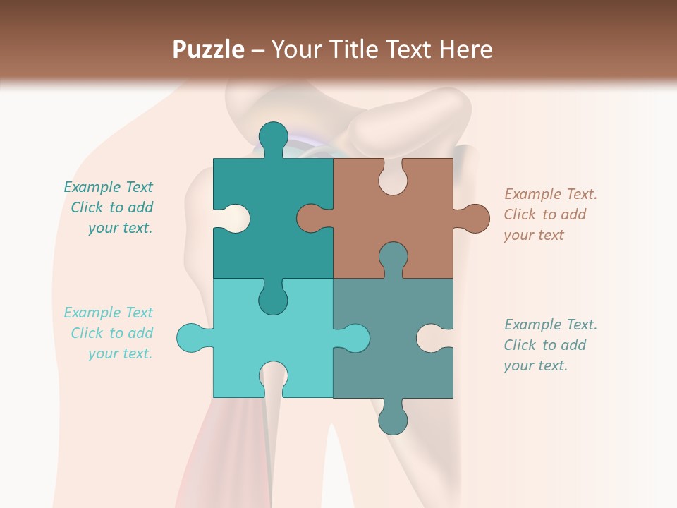 Fitness Tendon Illustration PowerPoint Template