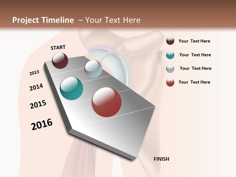 Fitness Tendon Illustration PowerPoint Template