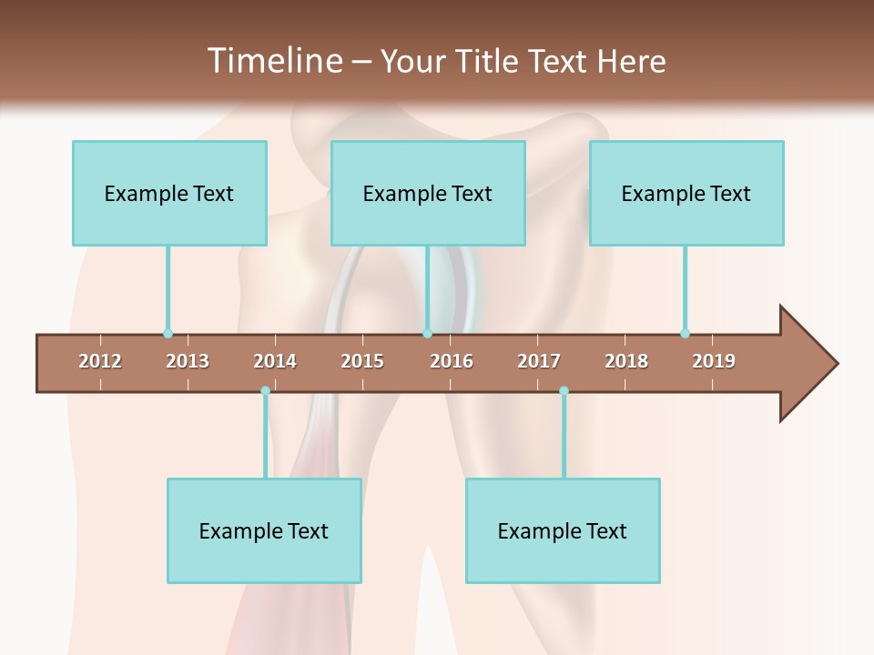 Fitness Tendon Illustration PowerPoint Template