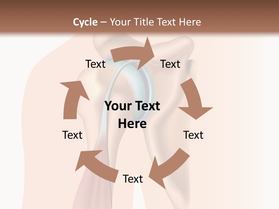 Fitness Tendon Illustration PowerPoint Template