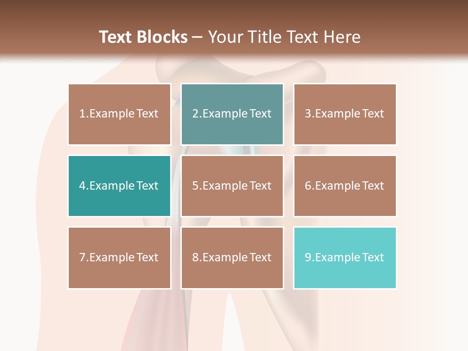 Fitness Tendon Illustration PowerPoint Template