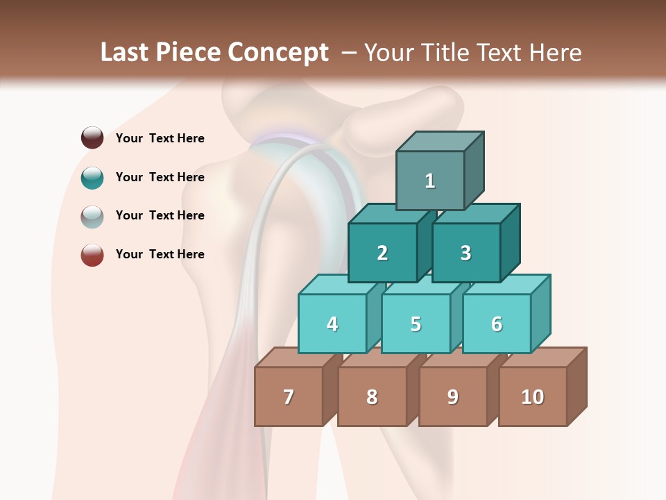 Fitness Tendon Illustration PowerPoint Template