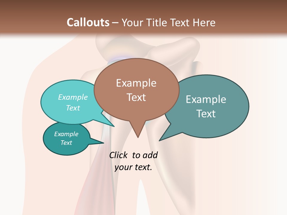 Fitness Tendon Illustration PowerPoint Template