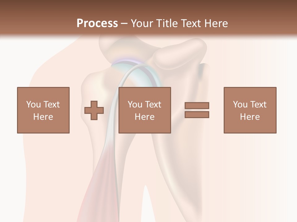 Fitness Tendon Illustration PowerPoint Template