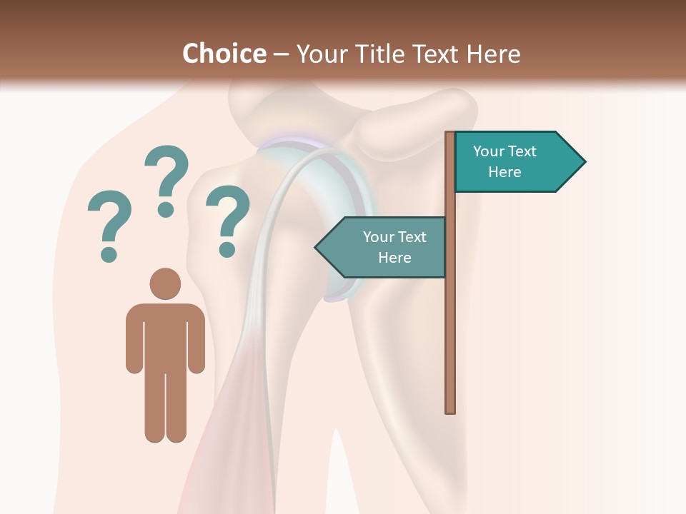 Fitness Tendon Illustration PowerPoint Template