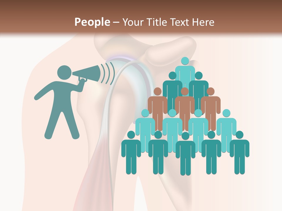 Fitness Tendon Illustration PowerPoint Template