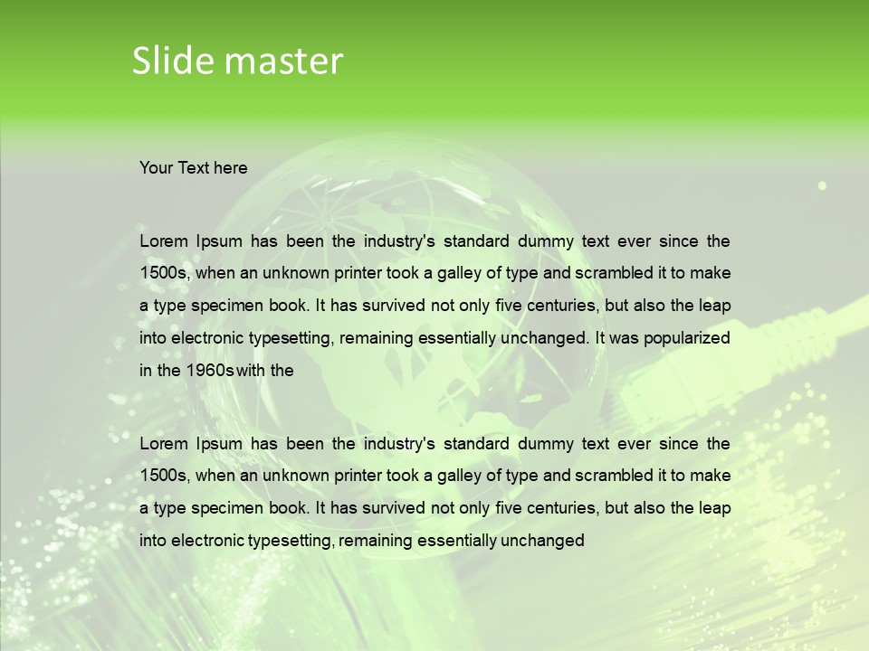 Telecommunications Fast Communication PowerPoint Template