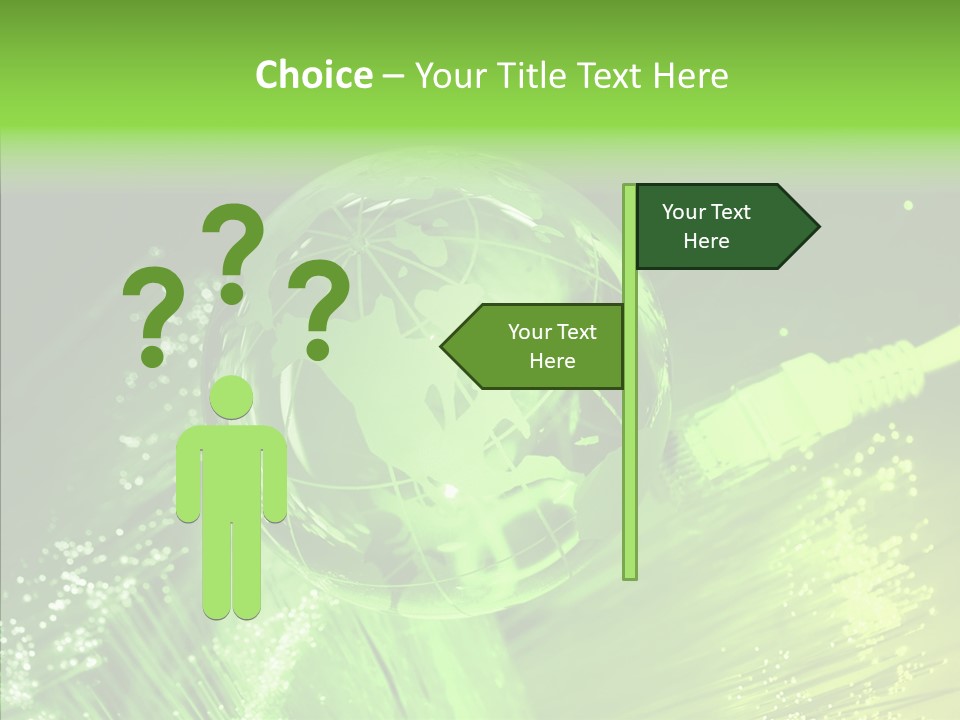 Telecommunications Fast Communication PowerPoint Template